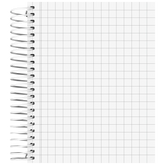 Collegeblock Student | A6, kariert, 160 Blatt, rot